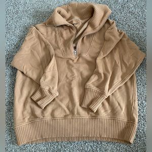 Aerie quarter zip sweatshirt